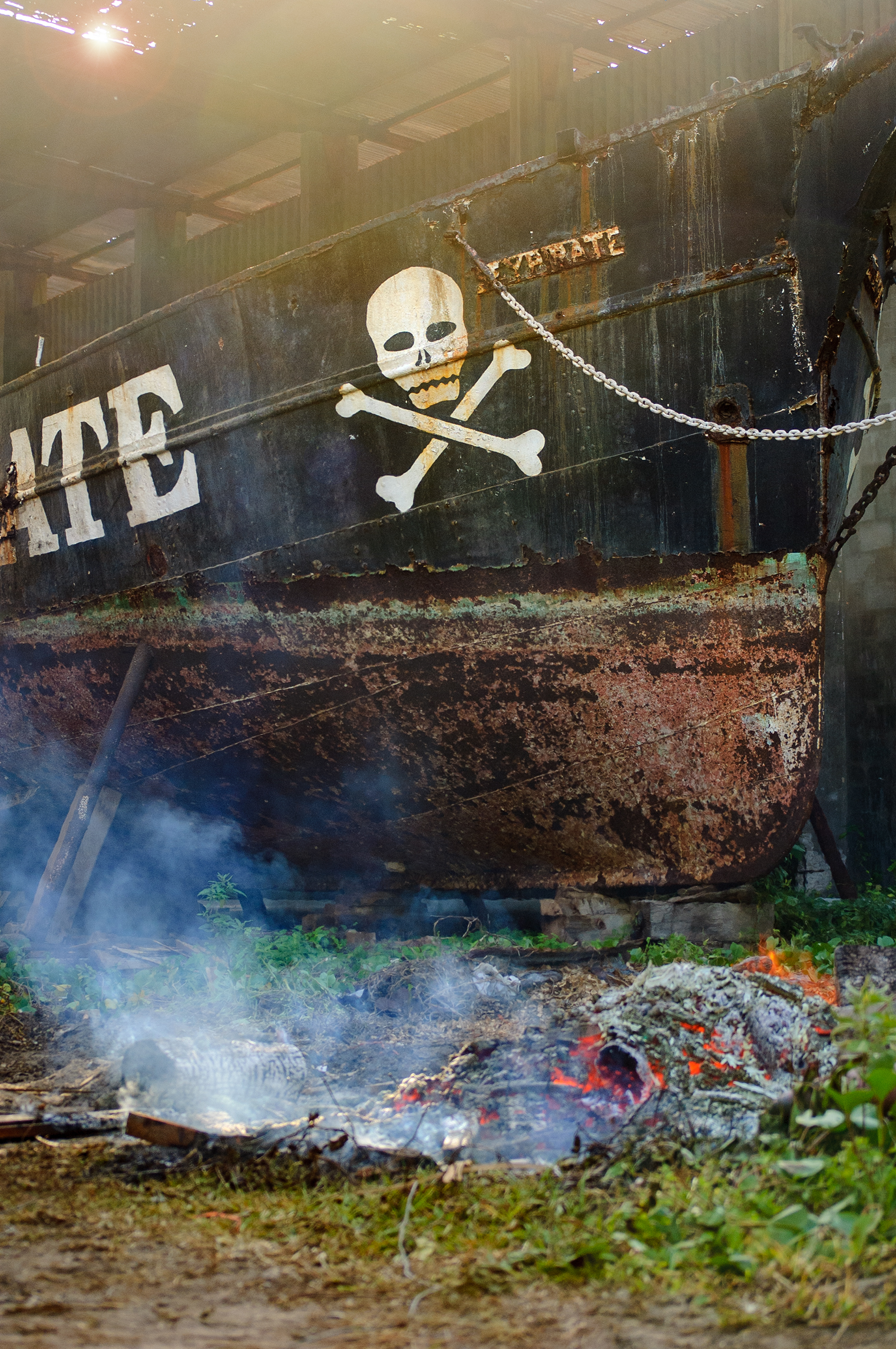 Piratenschiff, La DIgue